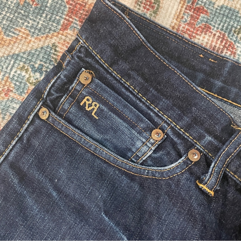 RRL Dark Blue Denim Jeans 31 Made in USA